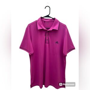 Adidas Purple Polo, size L